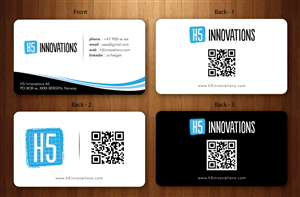 Diseño de Tarjeta de Presentación por Sbss para H5 Innovations | Diseño: #1682774