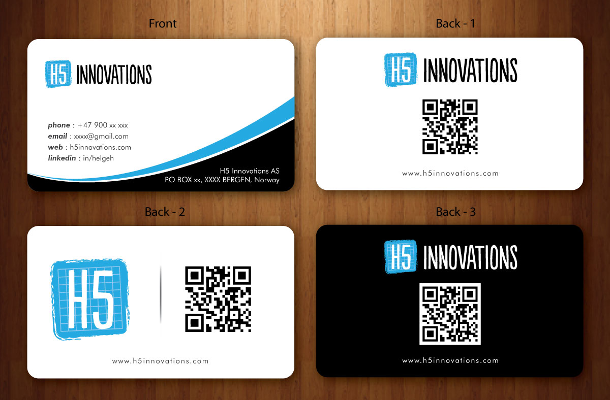 Design de Carte de Visite par Sbss pour H5 Innovations | Design #1682777