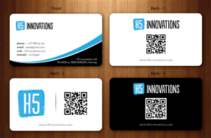 Diseño de Tarjeta de Presentación por Sbss para H5 Innovations | Diseño: #1682777