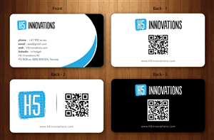 Diseño de Tarjeta de Presentación por Sbss para H5 Innovations | Diseño: #1682783
