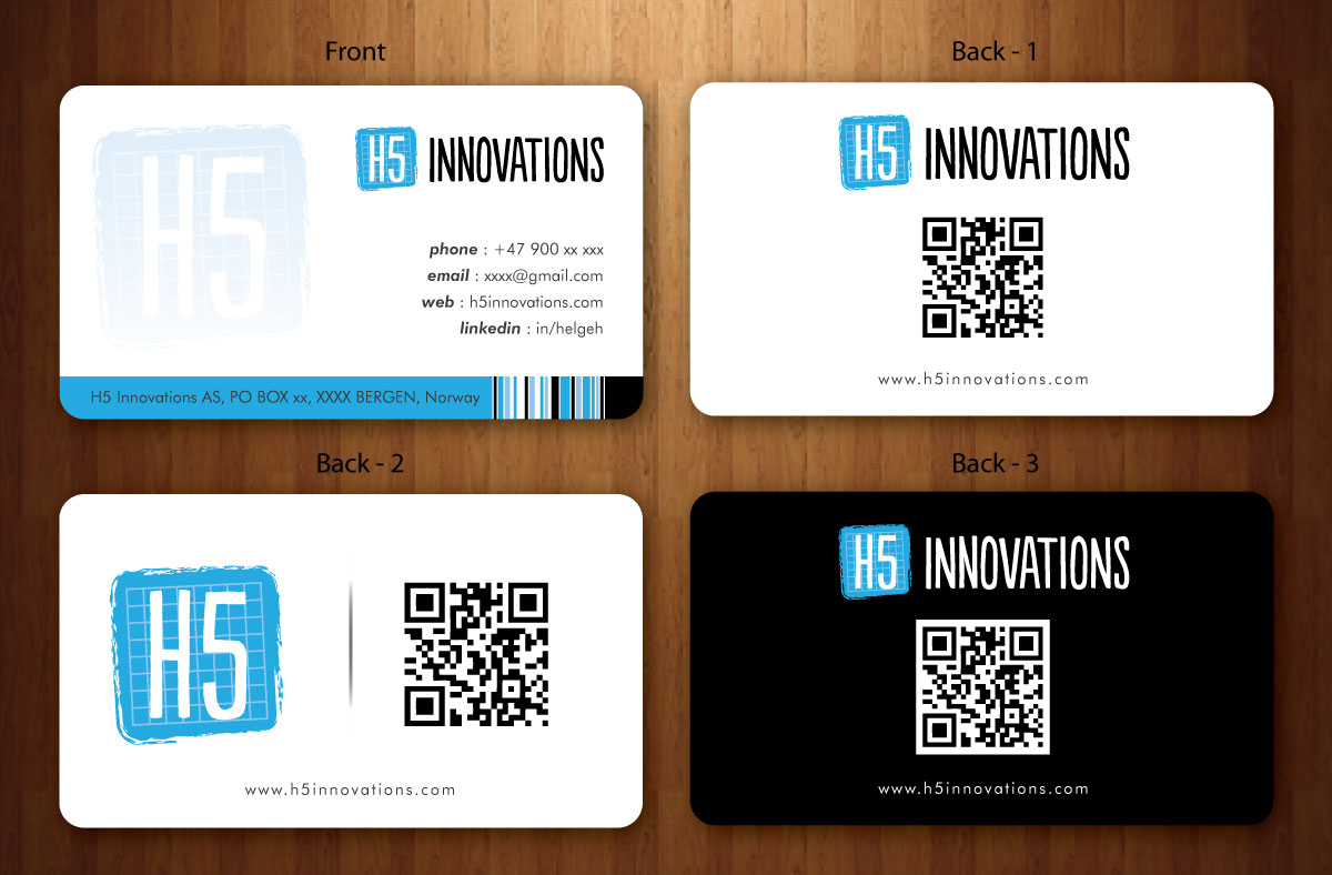Business Card Design by Sbss for H5 Innovations | Design #1682789