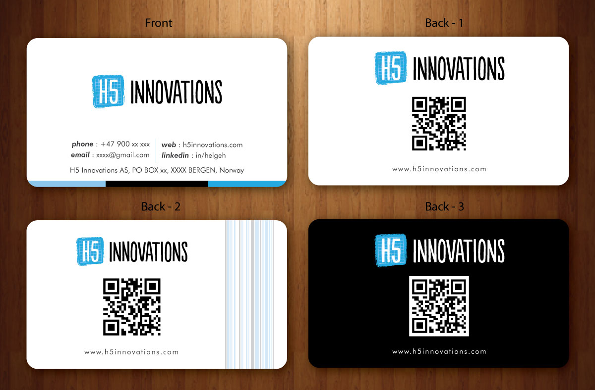 Business Card Design by Sbss for H5 Innovations | Design #1682792