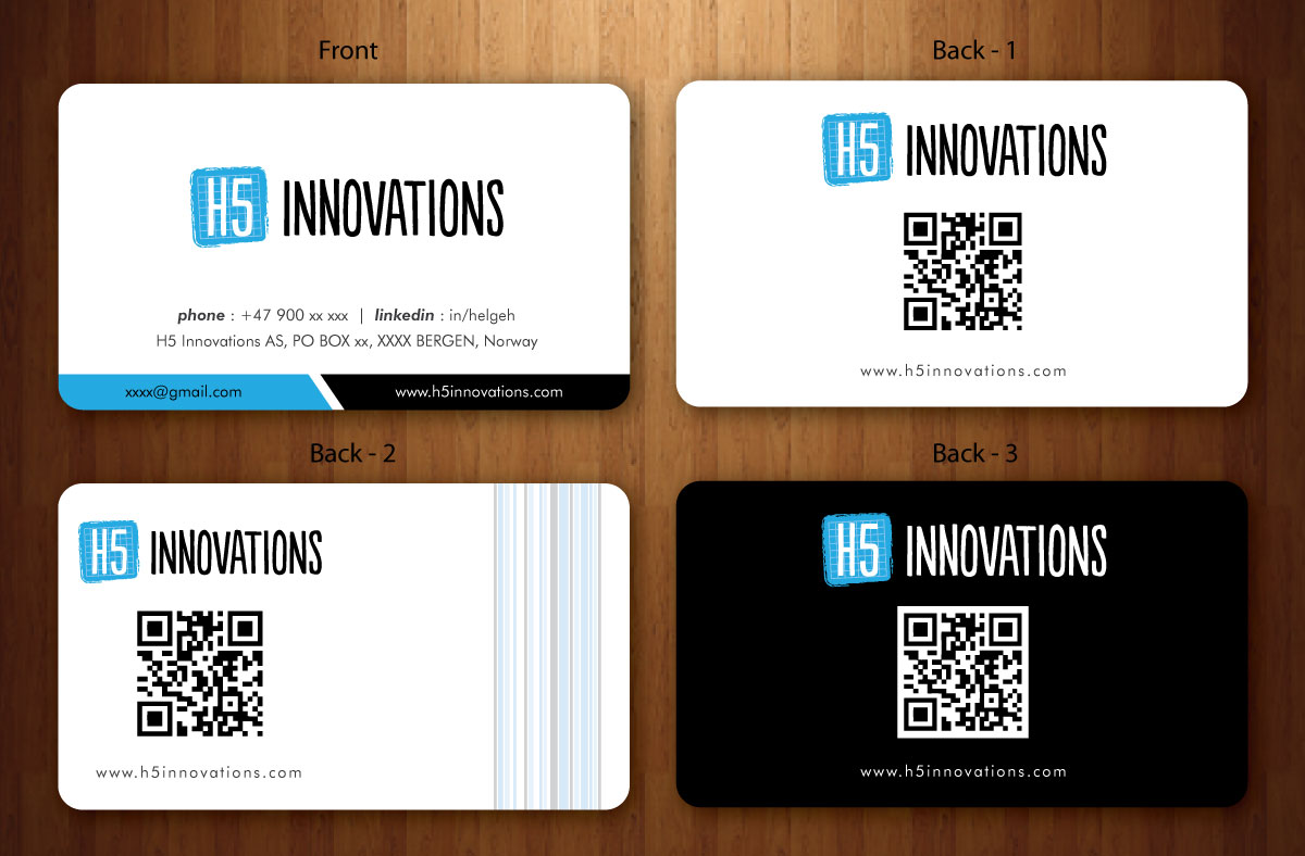 Business Card Design by Sbss for H5 Innovations | Design #1682794