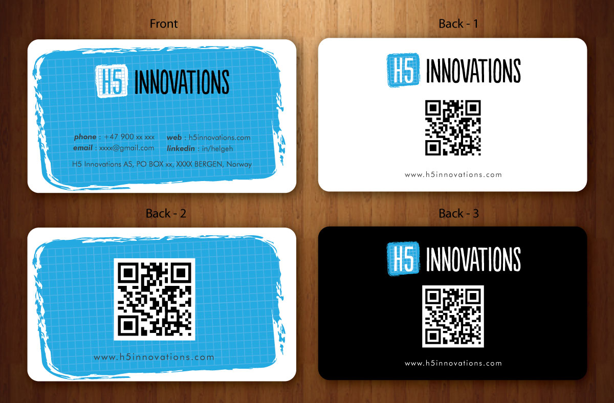 Business Card Design by Sbss for H5 Innovations | Design #1682798