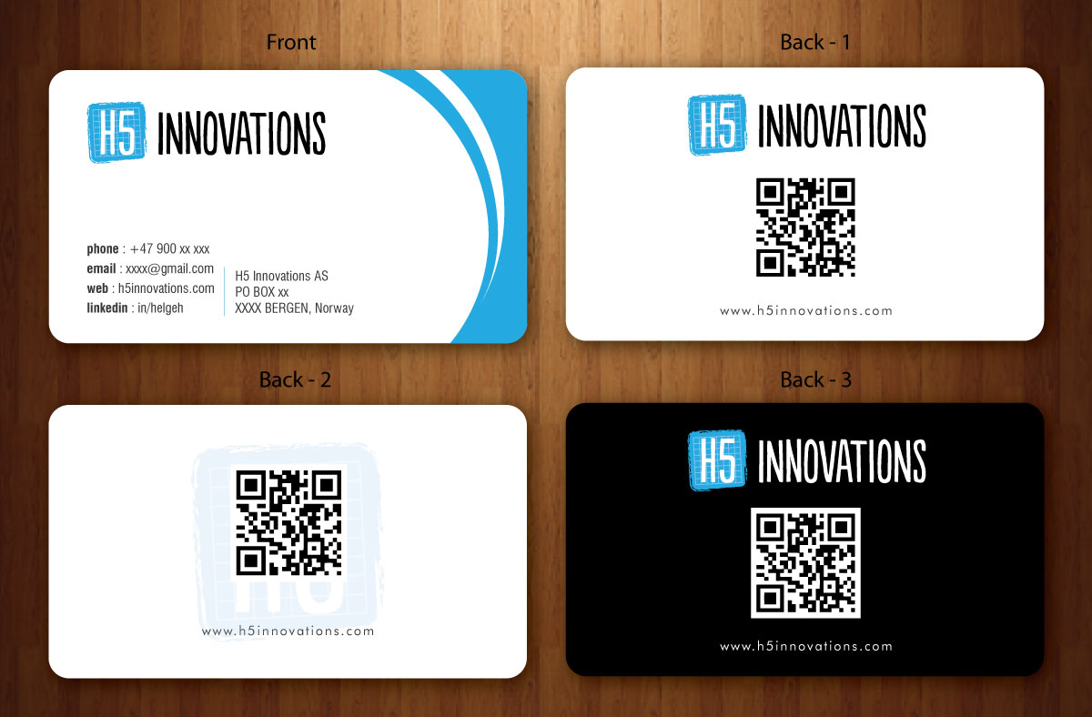 Business Card Design by Sbss for H5 Innovations | Design #1682814