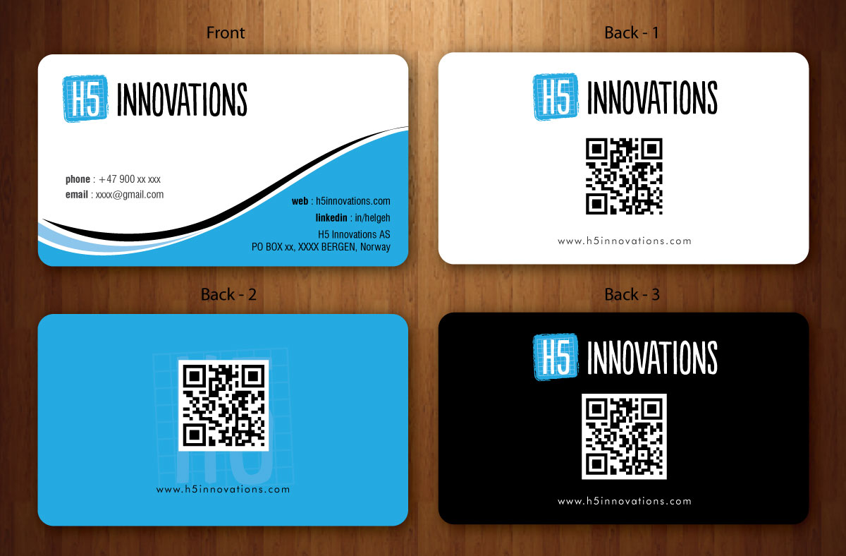 Business Card Design by Sbss for H5 Innovations | Design #1682818