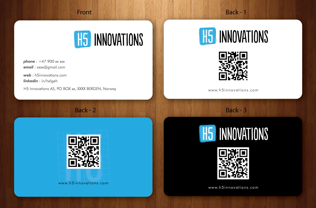 Design de Carte de Visite par Sbss pour H5 Innovations | Design #1682857