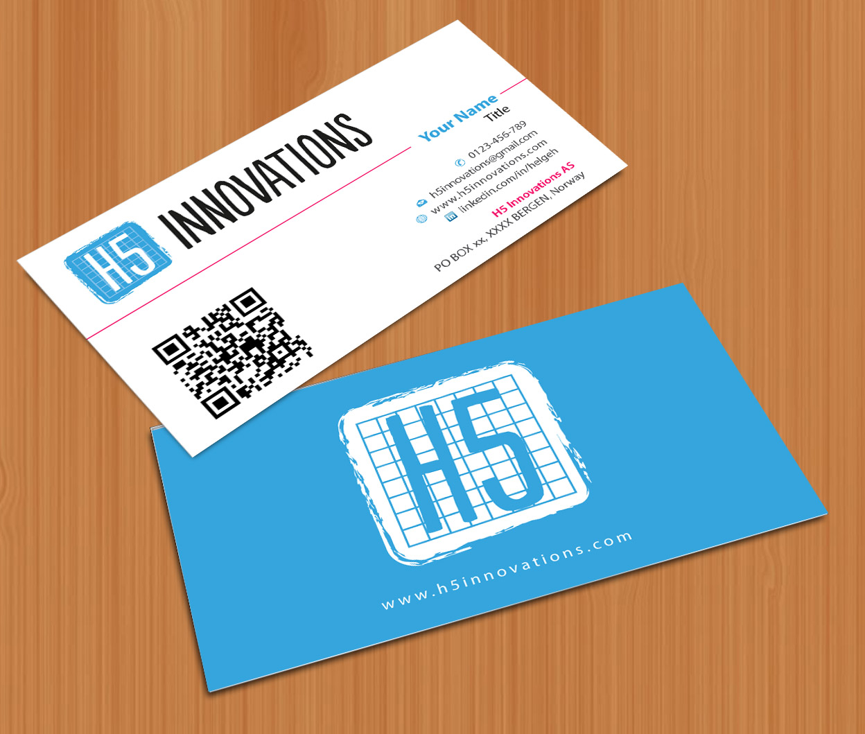 Business Card Design by Sbss for H5 Innovations | Design #1688830