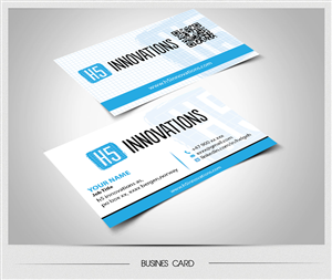 Business Card Design by Sarmishtha Chattopadhyay_loginchange for H5 Innovations | Design: #1687432