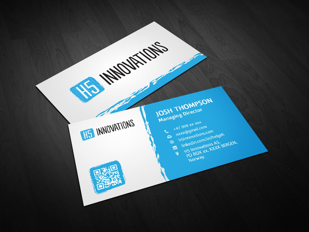 Design de Carte de Visite par Owaisias pour H5 Innovations | Design #1677982