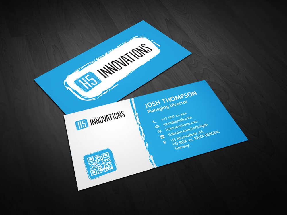 Design de Carte de Visite par Owaisias pour H5 Innovations | Design #1678014
