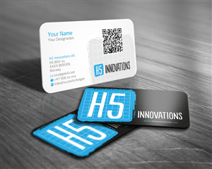Business Card Design for crazy technology innovation company  | Diseño de Tarjeta de Presentación por Cyanide Designz