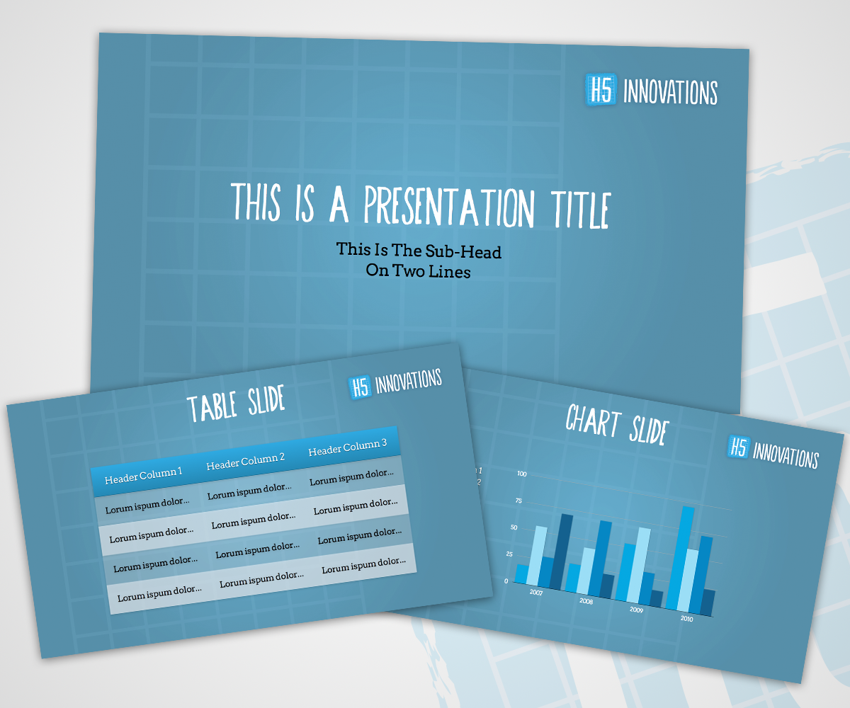 Design de PowerPoint par Christopher Miller pour H5 Innovations | Design #1702521