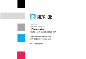 PowerPoint-Design von dexygnmachjne für H5 Innovations | Design: #1707297