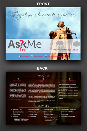 AskMe: Legal Flyer | Flyer Design by lookedaeng