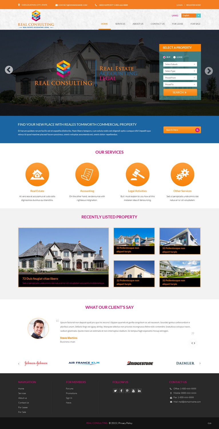Web Design by pb for this project | Design #6483068