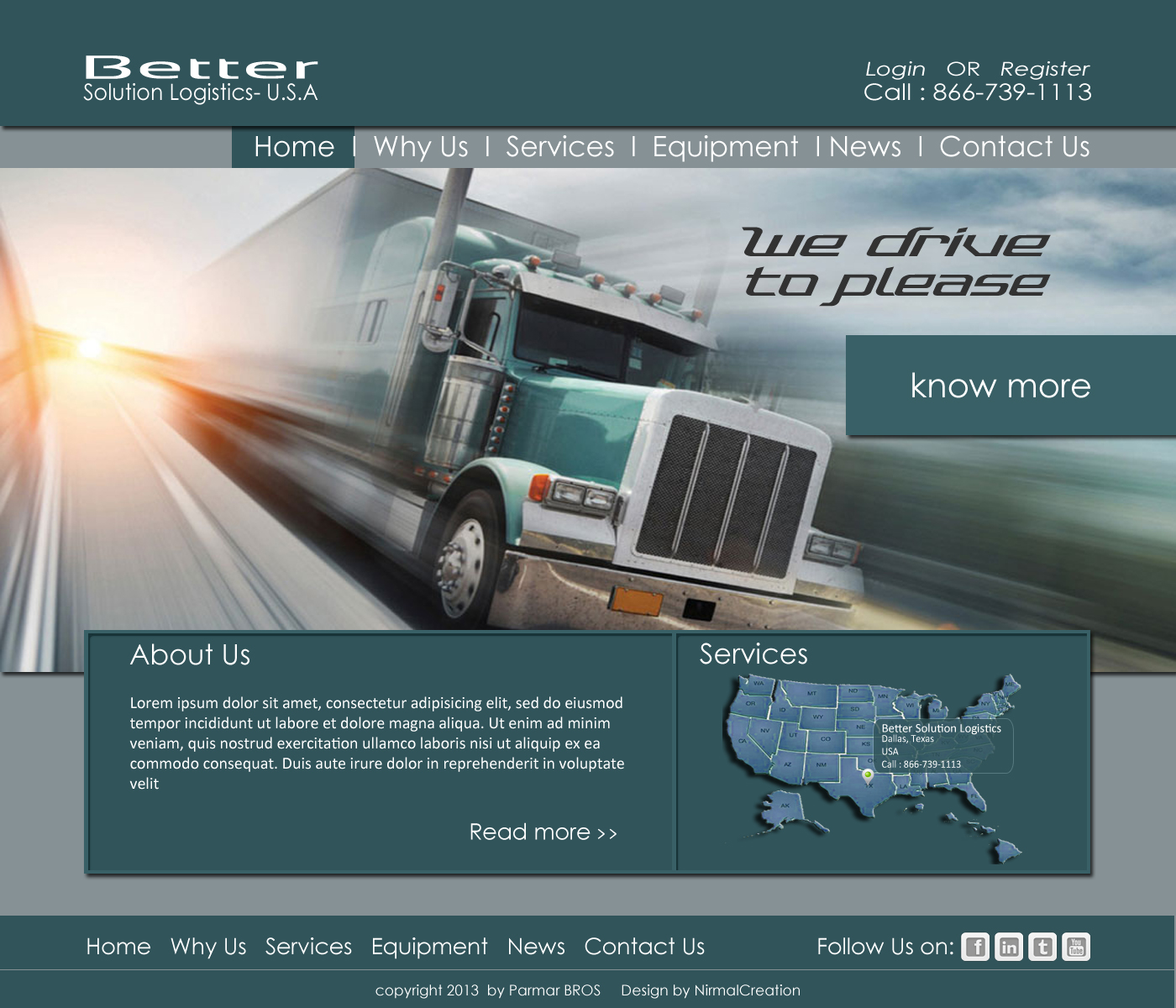 Diseño Web por NirmalCreation para este proyecto | Diseño #1683010