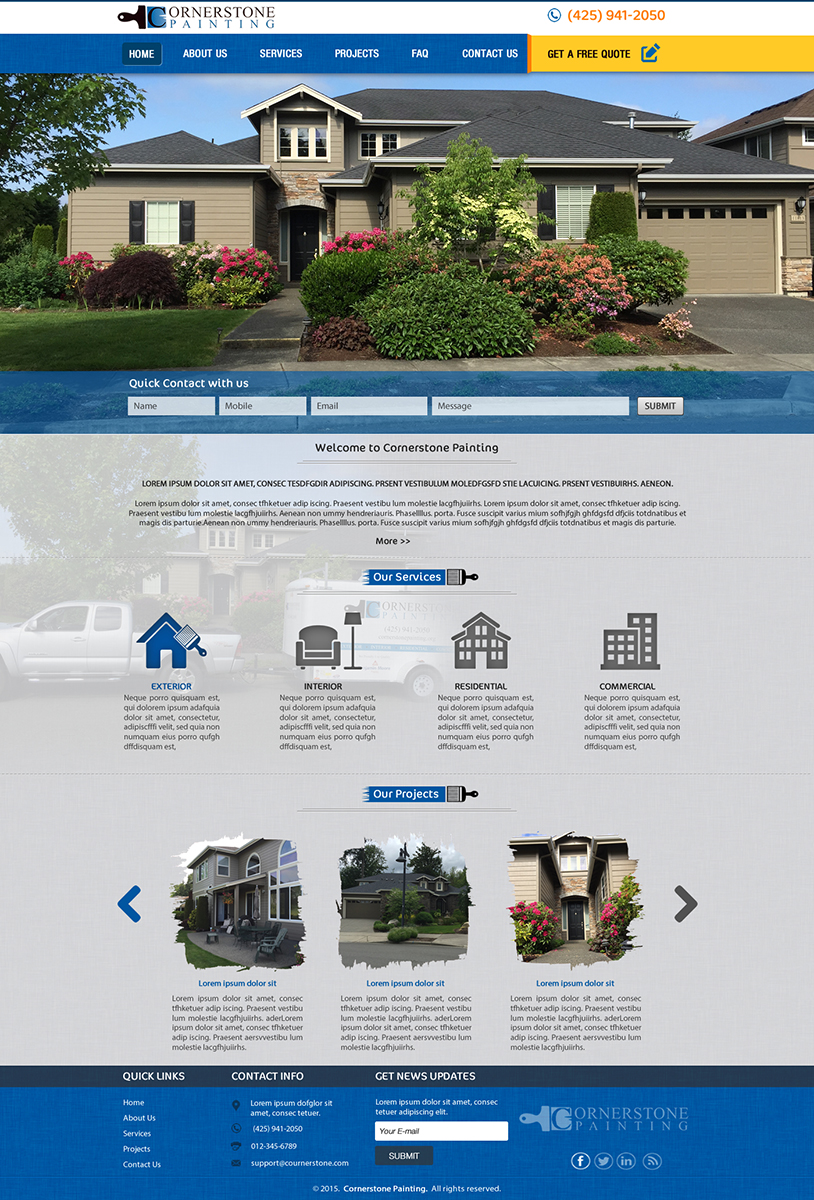 Web Design by Anooshaa for this project | Design #6482141