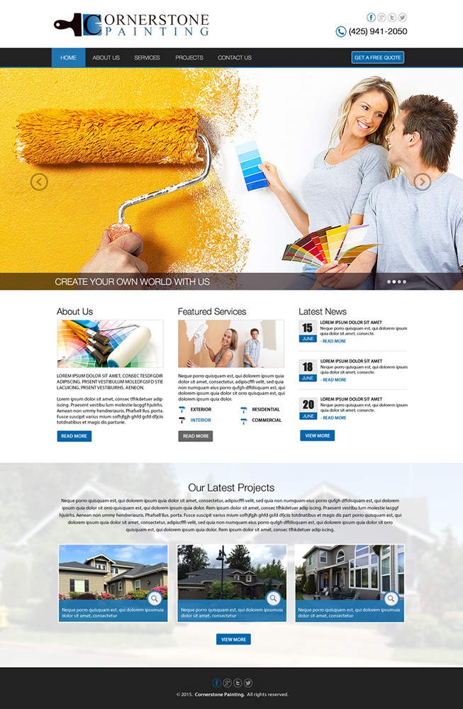 Web Design by Anooshaa for this project | Design #6521879