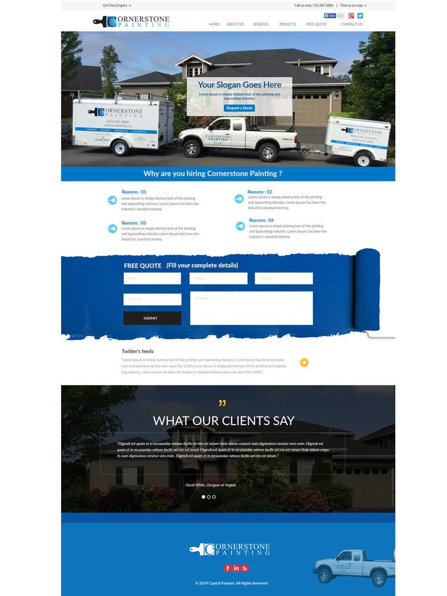 Web Design by Sam for this project | Design #6478711