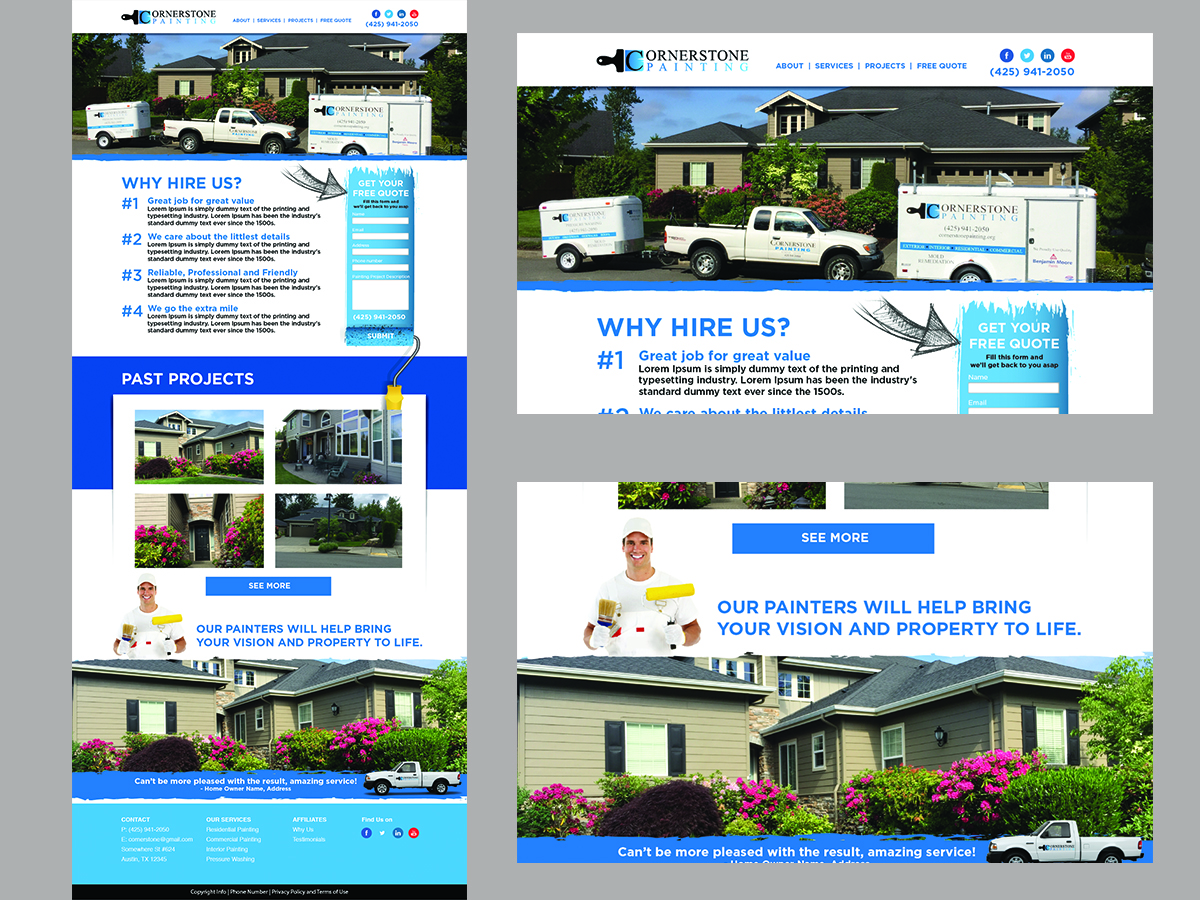 Web Design by Phuong Anh for this project | Design #6498915