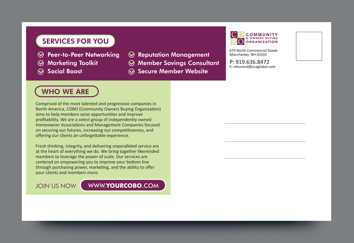 Postcard Design by rkailas for this project | Design #6496362