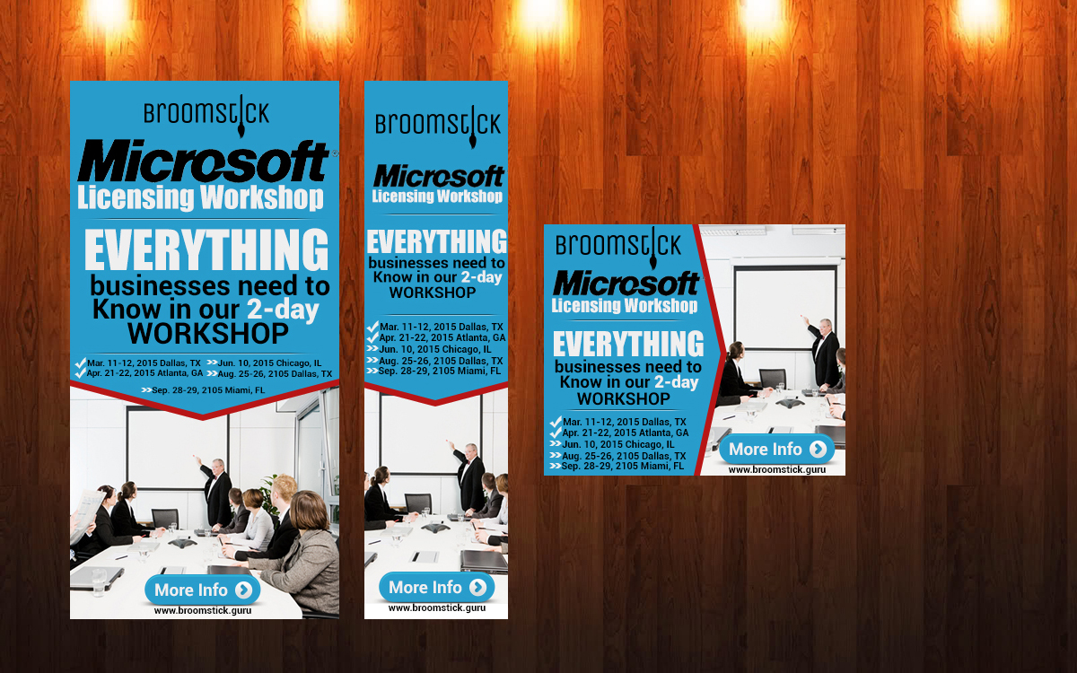 serious modern business software banner ad design for banner ad design software
