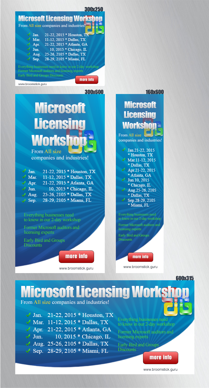 Serious Modern Business Software Banner Ad Design For Broomstick