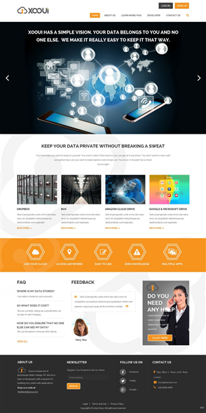 Design de Page d'Accueil par pb pour Cerient Technology LLC | Design : #6574370