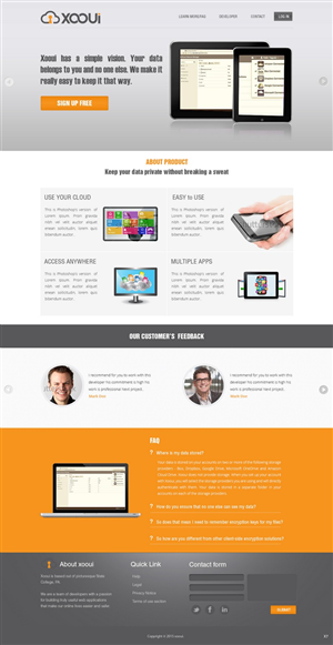 Design de Page d'Accueil par pb pour Cerient Technology LLC | Design : #6574373