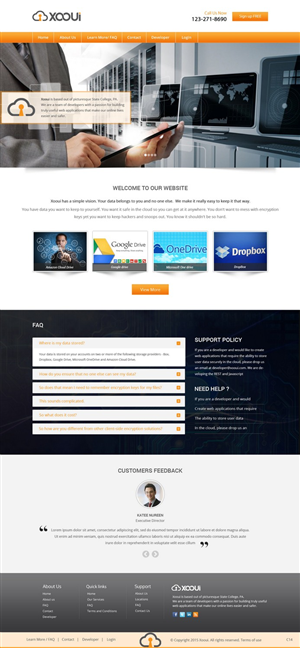 Design de Page d'Accueil par pb pour Cerient Technology LLC | Design : #6574380