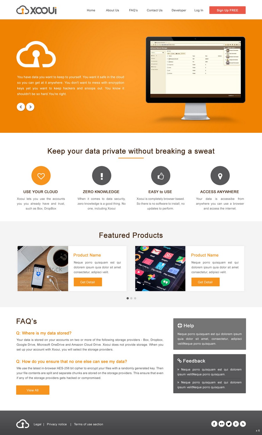 Landing Page Design by pb for Cerient Technology LLC | Design #6574383
