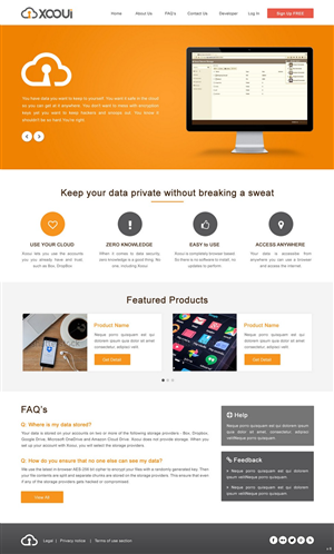 Design de Page d'Accueil par pb pour Cerient Technology LLC | Design : #6574383