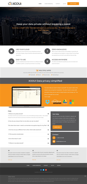 Design de Page d'Accueil par pb pour Cerient Technology LLC | Design : #6575585