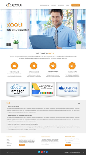 Design de Page d'Accueil par pb pour Cerient Technology LLC | Design : #6575587
