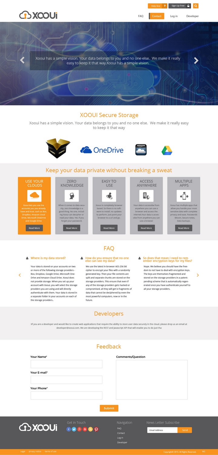 Landing Page Design by pb for Cerient Technology LLC | Design #6583719