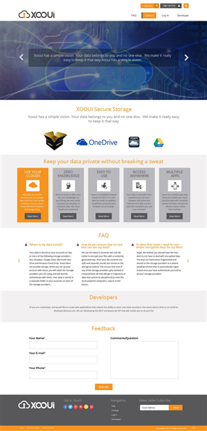 Design de Page d'Accueil par pb pour Cerient Technology LLC | Design : #6583719