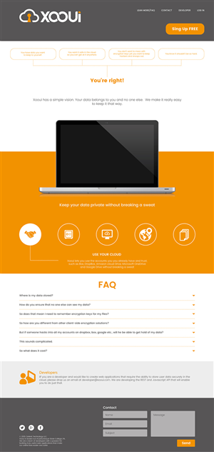 Design de Page d'Accueil par dii pour Cerient Technology LLC | Design : #6587168
