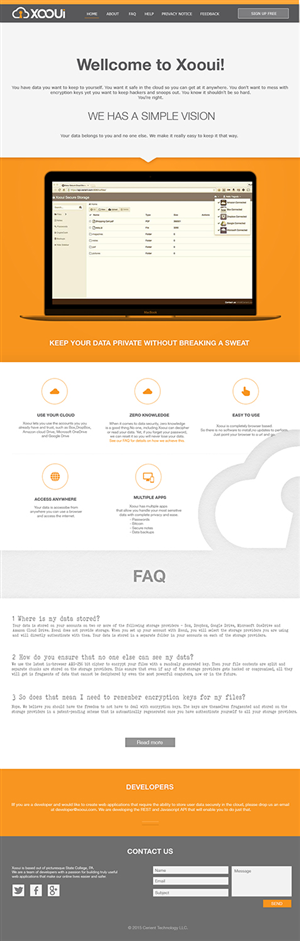 Design de Page d'Accueil par dii pour Cerient Technology LLC | Design : #6593560