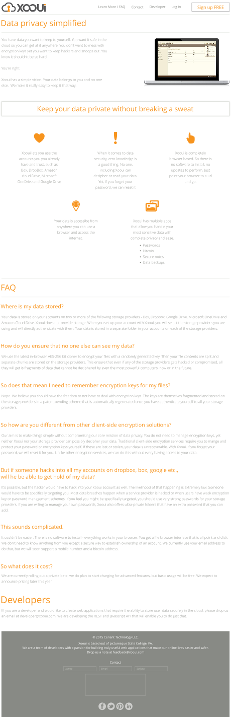 Landing Page Design by Relativiteit for Cerient Technology LLC | Design #6569641