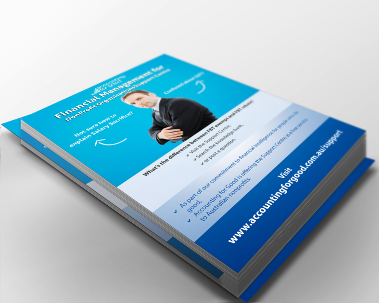 Diseño de Flyer por Akaram Advertising para Accounting For Good | Diseño #6441887