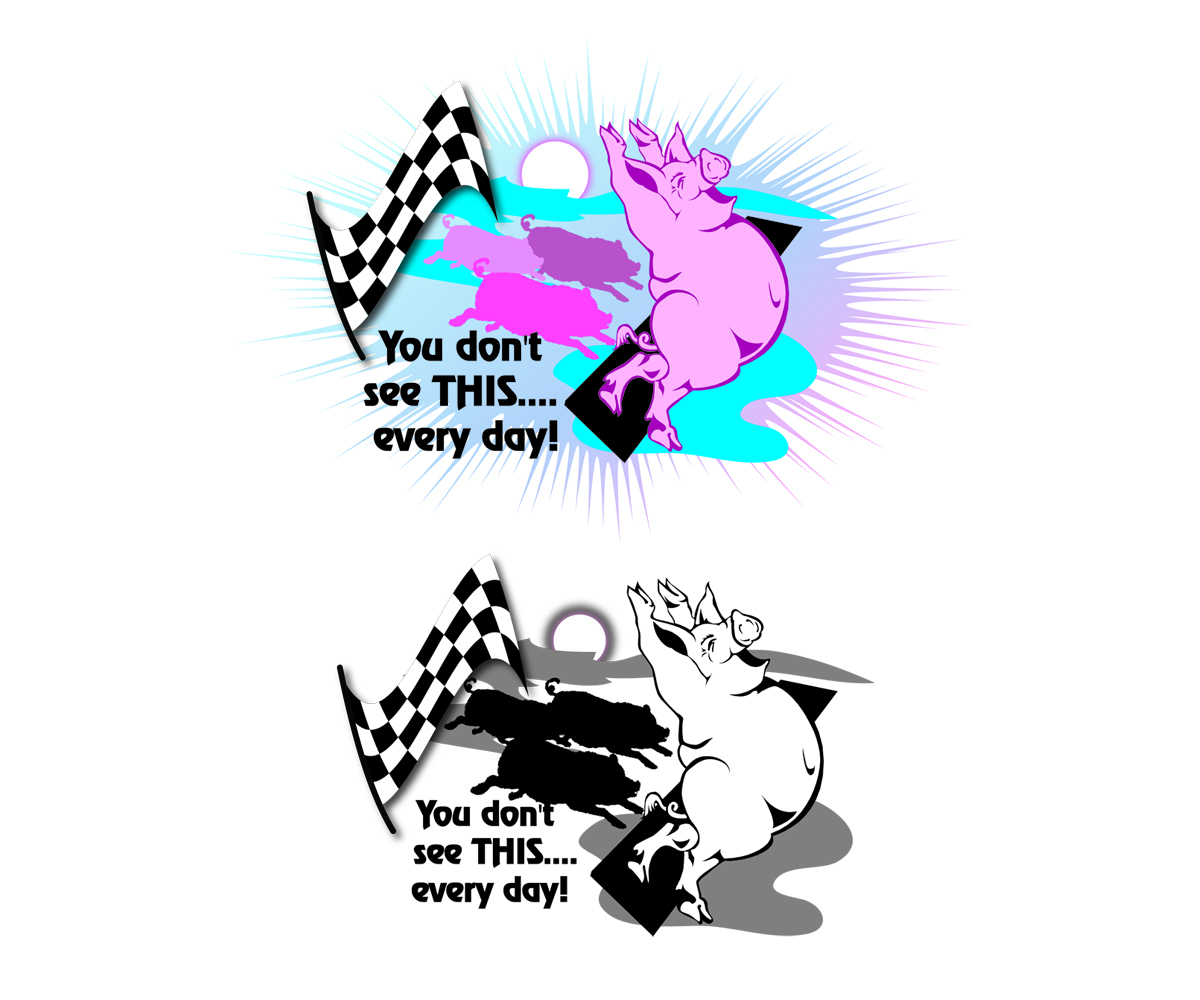 Design de T-shirt par Hot Rod pour All-Alaskan Racing Pigs | Design #6375461