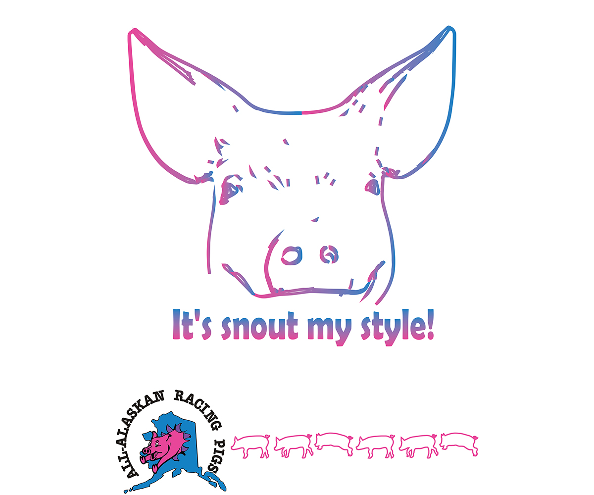 T-shirt Design by Hermio for All-Alaskan Racing Pigs | Design #6577717