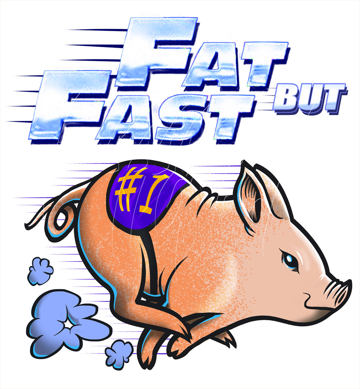 T-shirt Design by silentscream for All-Alaskan Racing Pigs | Design #6401873
