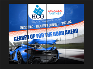 Exciting Graphics for Print Booth Display Car theme | Schilder-Design von James Sylvester