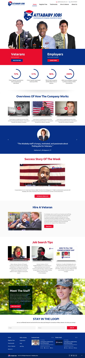 Wordpress Design by pb for Attababy | Design #6373275