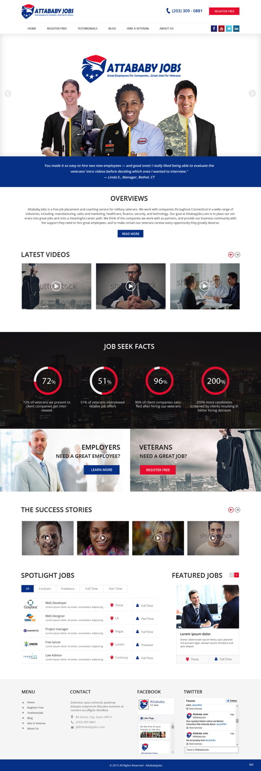 Wordpress Design by pb for Attababy | Design #6373285