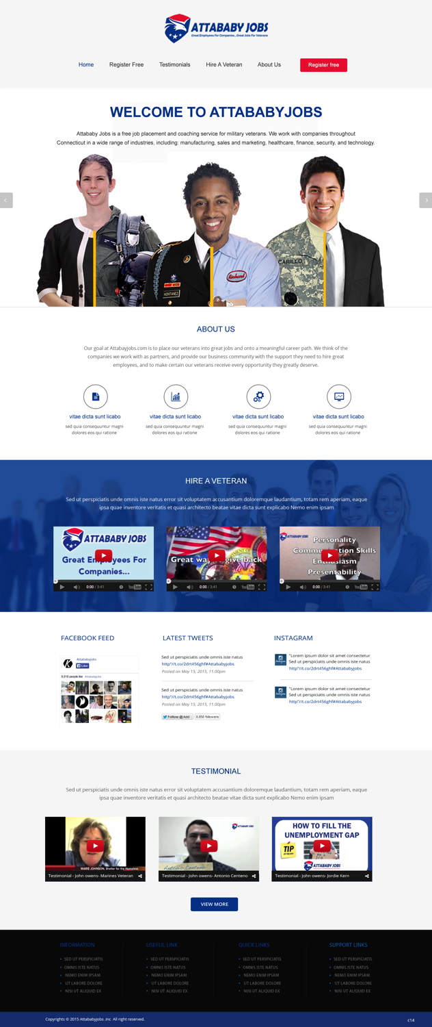 Wordpress Design by pb for Attababy | Design #6373311