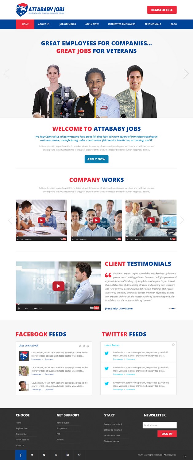 Wordpress Design by pb for Attababy | Design #6377880