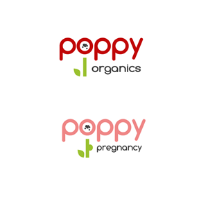 Poppy Organics | Logo Design by Hiccups Design